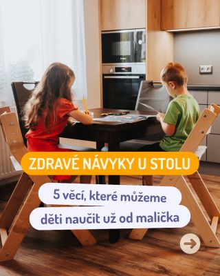 Zdravé sezení není jen o správném úhlu. 🪑 Je to o postoji a návycích, které si děti odnesou do života. A právě prostředí,...